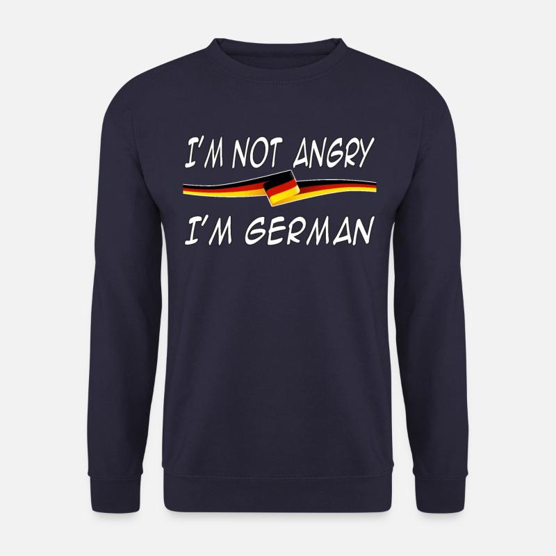 I’m not angry I’m German - Unisex Pullover - Navy
