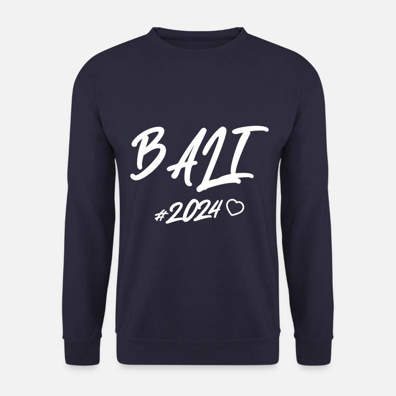 Bali 2024 Heart - Unisex Sweatshirt - navy