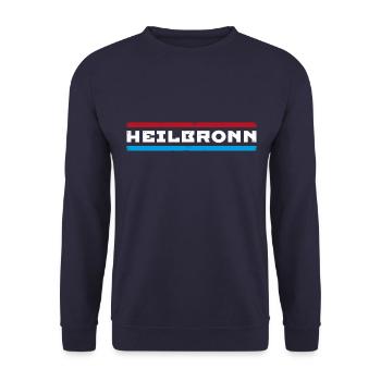 Heilbronn - Unisex Pullover - Navy - Vorne - Alina (178cm) & Michal (187cm)