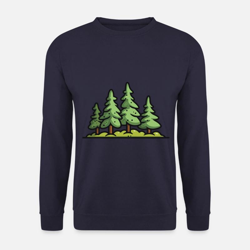 Forest, Trees, Nature - Unisex Sweatshirt - navy