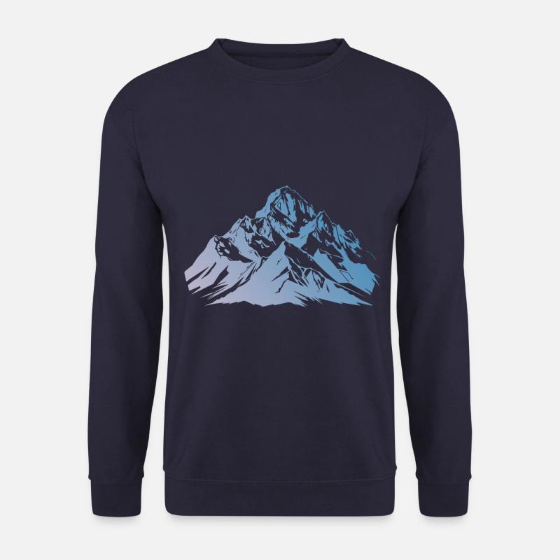 Berge Symbol Wandern - Unisex Pullover - Navy