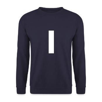 I - Sweat-shirt Unisexe - marine - Devant - Alina (178cm) & Michal (187cm)