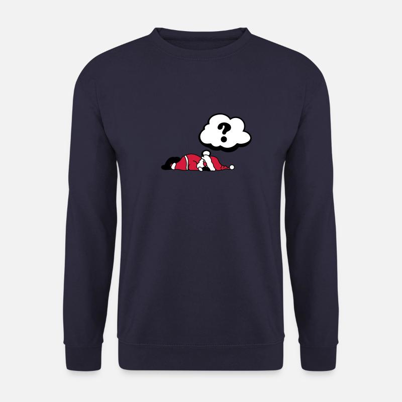 Bulle Comiques point d'interrogation - Sweat-shirt Unisexe - marine