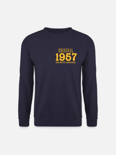 Jahrgang1957_04 - Unisex Pullover - Navy