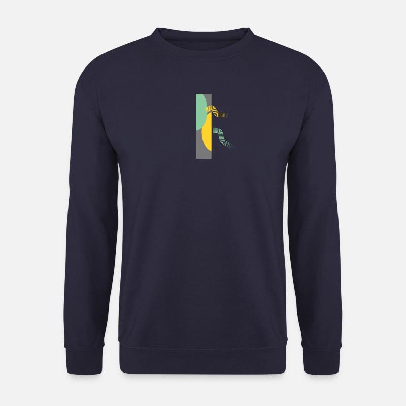 Abstraktes Design: Match - Unisex Pullover - Navy