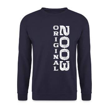 Né 2003 20e anniversaire cadeau homme / femme - Sweat-shirt Unisexe - marine - Devant - Alina (178cm) & Michal (187cm)
