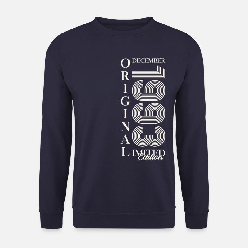30. Geburtstag Original Dezember Jahrgang 1993 - Unisex Pullover - Navy