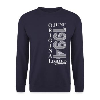 Original juin 1994 Né en 1994 30e anniversaire 94 - Sweat-shirt Unisexe - marine - Devant - Alina (178cm) & Michal (187cm)