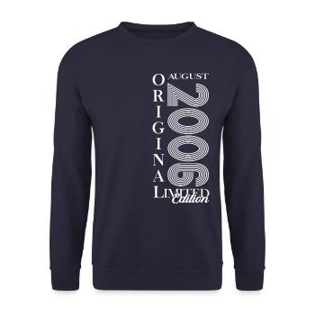 18e anniversaire Original août 2006 Cassette 2006 - Sweat-shirt Unisexe - marine - Devant - Alina (178cm) & Michal (187cm)