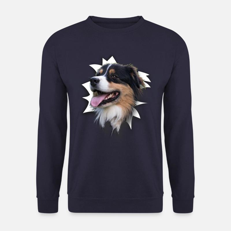 Australian Shepherd - Unisex Pullover - Navy