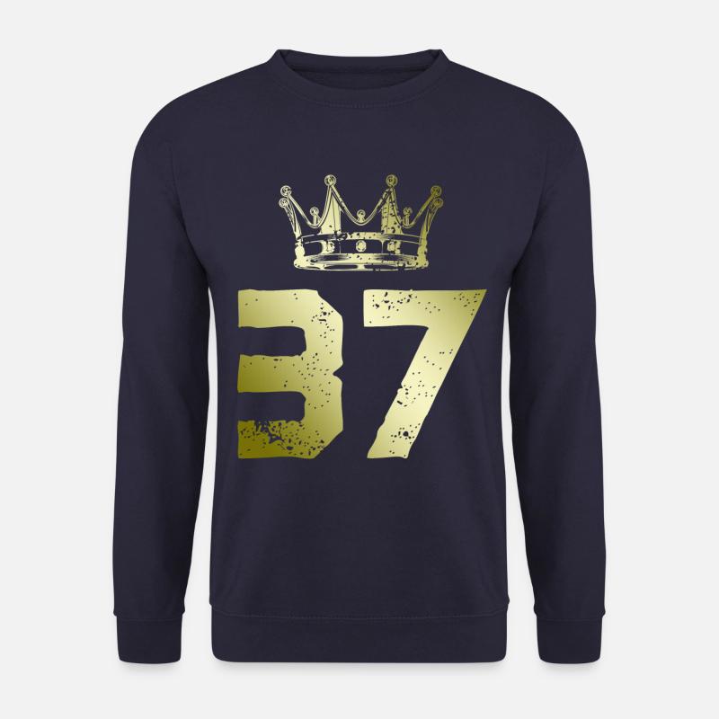 37 Zahl Krone - Unisex Pullover - Navy