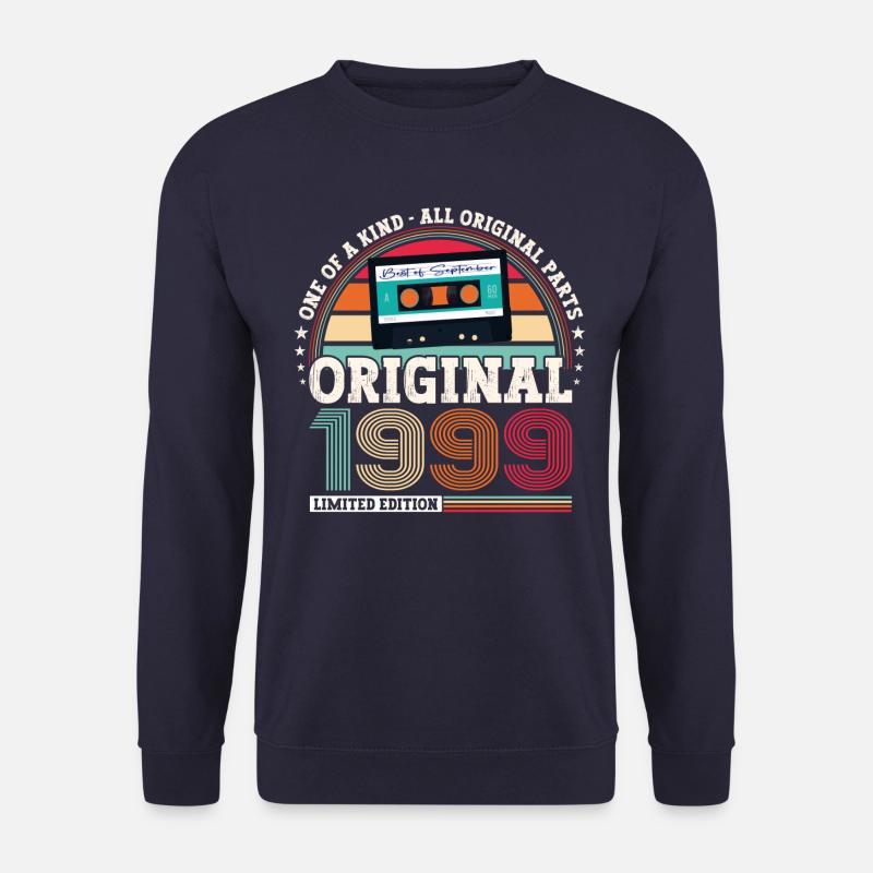 September Jahrgang 1999 23. Geburtstag Geschenk - Unisex Pullover - Navy
