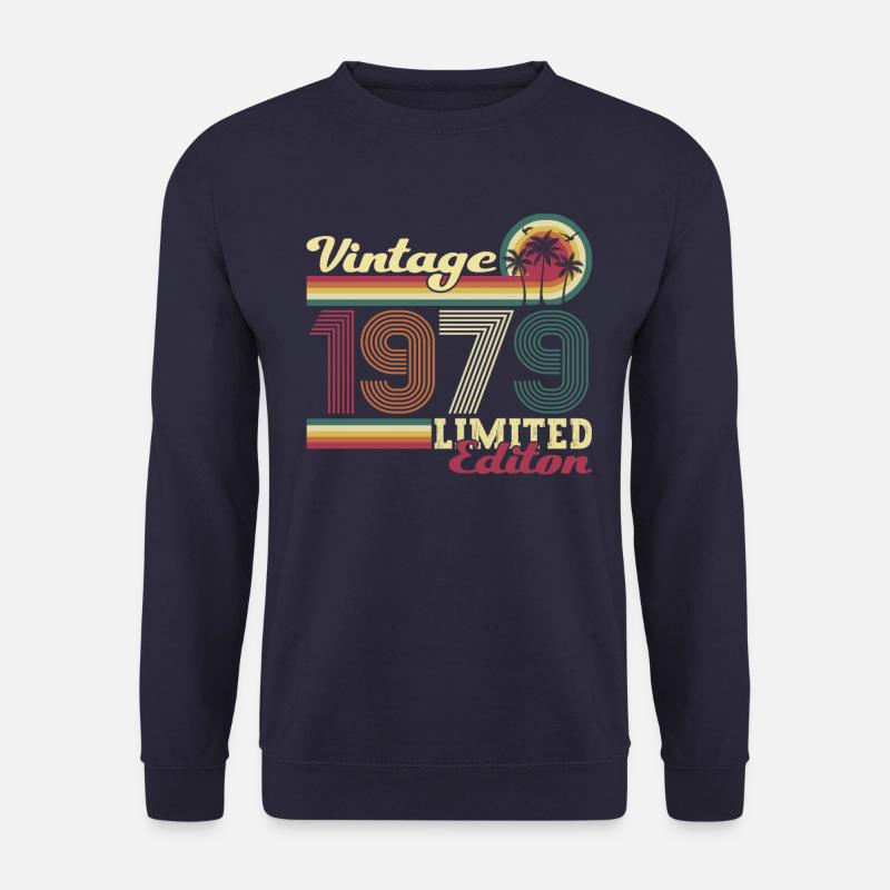 Original Jahrgang 1979 43. Geburtstag Geschenk - Unisex Pullover - Navy