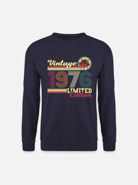 Original vintage 1976 46th birthday gift - Unisex Sweatshirt - navy
