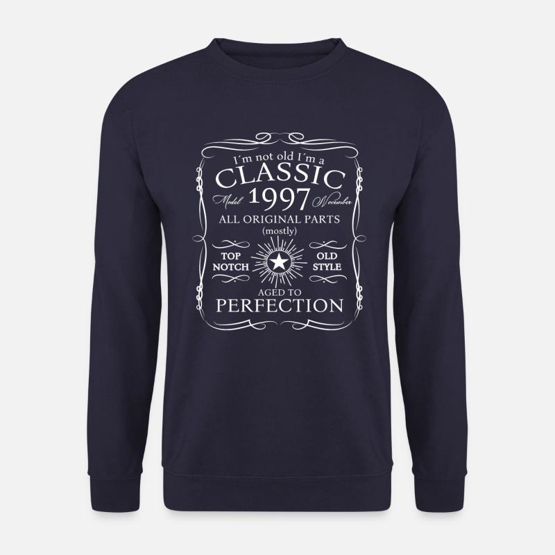 Klassiker November 1997 25. Geburtstag Geschenk - Unisex Pullover - Navy