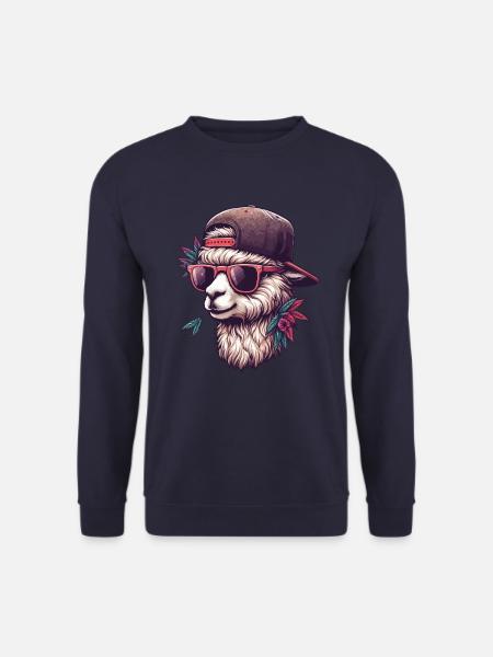 ALPAKA CAP BRILLE COOL SKATER SPORT FELL TIERE - Unisex Pullover - Navy