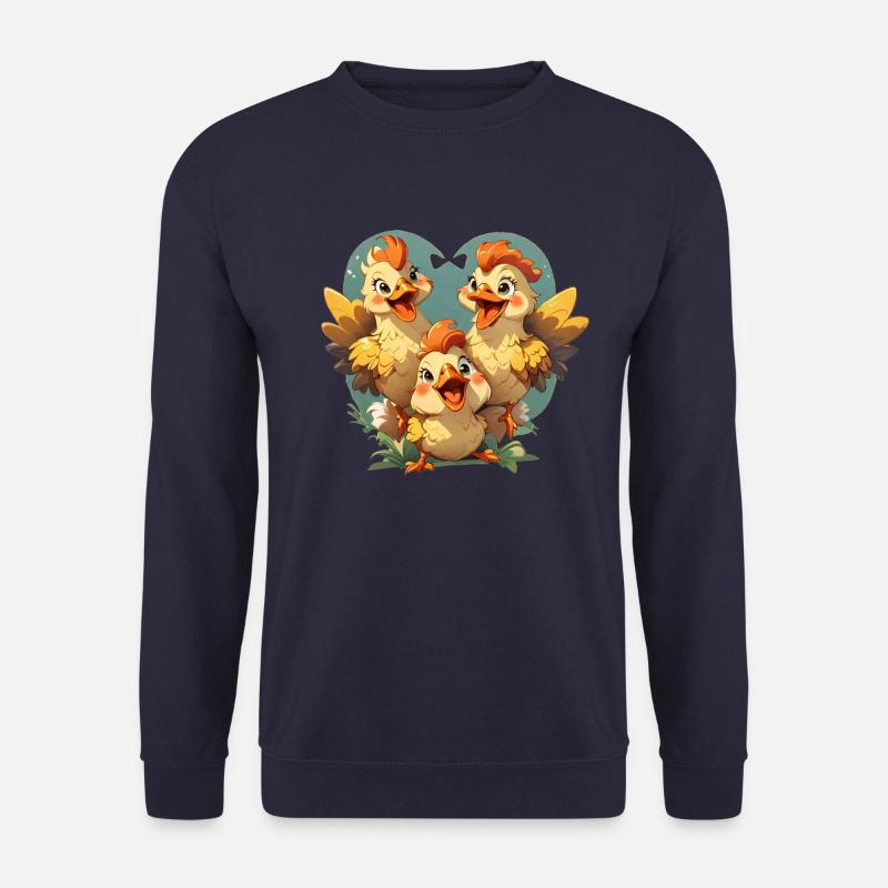 Chicken pile - Unisex Sweatshirt - navy