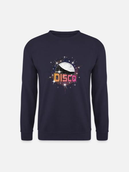 Disco Ball Club Party Stars Retro - Unisex Sweatshirt - navy
