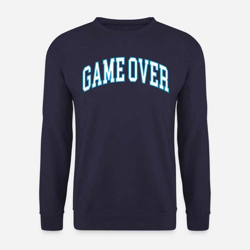 game over funny gamer - Unisex Pullover - Navy