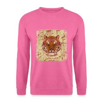 TIGER-PRINT - Unisex Pullover - Pink - Vorne