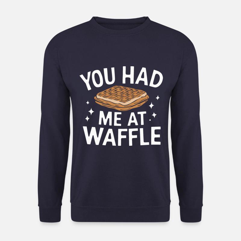 Waffles Breakfast Sweets - Unisex Sweatshirt - navy
