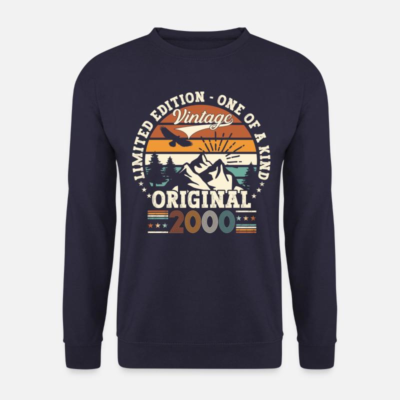 Original Jahrgang 2000 22. Geburtstag Geschenk - Unisex Pullover - Navy