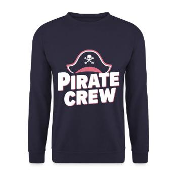 Pirate Pirate Carnaval Halloween - Sweat-shirt Unisexe - marine - Devant - Alina (178cm) & Michal (187cm)