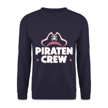 Pirate Carnaval Carnaval Déguisement - Sweat-shirt Unisexe - marine - Devant - Alina (178cm) & Michal (187cm)