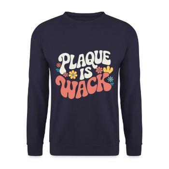Zahnarzt Zahnarzthelferin Zähne - Unisex Pullover - Navy - Vorne - Alina (178cm) & Michal (187cm)