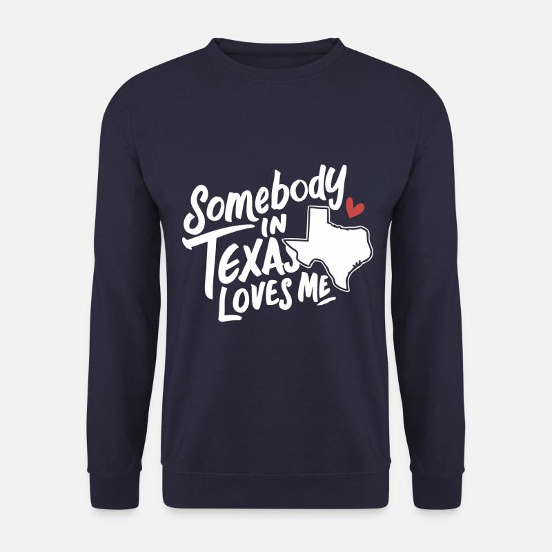 État du Texas Texans Texas - Sweat-shirt Unisexe - marine
