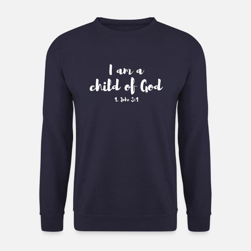 I am a child of God - Unisex Pullover - Navy