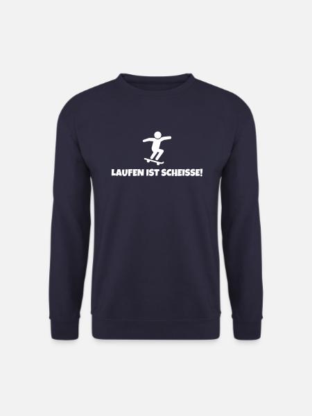 Running is shit! - Unisex Sweatshirt - navy