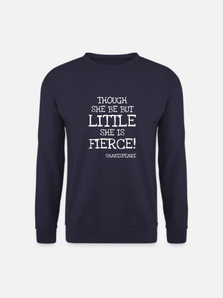 Though She Be But Little - Unisex Pullover - Navy