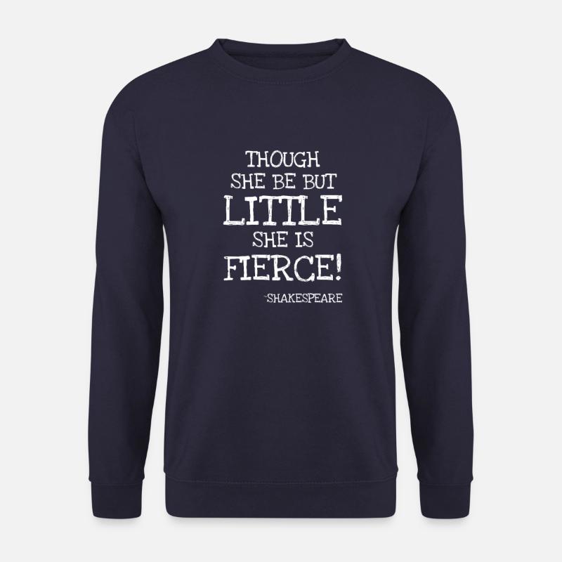 Though She Be But Little - Unisex Pullover - Navy