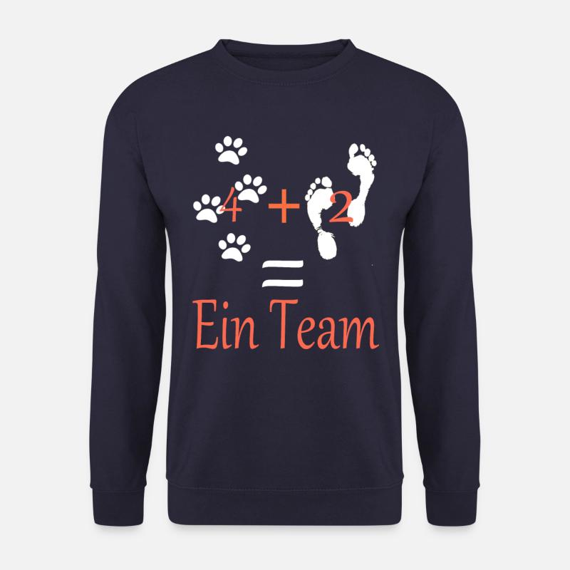 Team Hund Mensch - Unisex Pullover - Navy