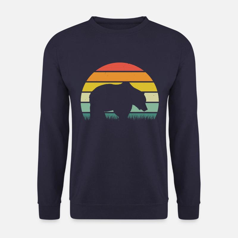 Bär Bären Grizzlybär Braunbär - Unisex Pullover - Navy