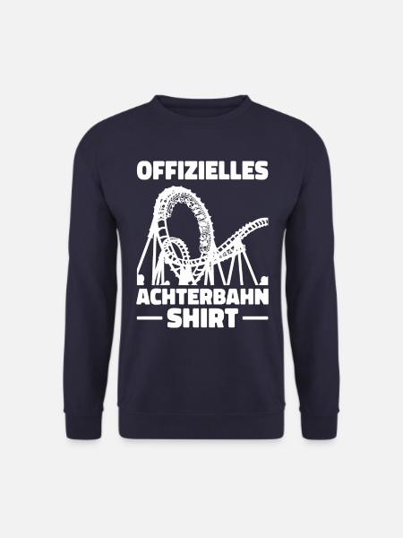 Achterbahn Freizeitpark Roller Coaster - Unisex Pullover - Navy