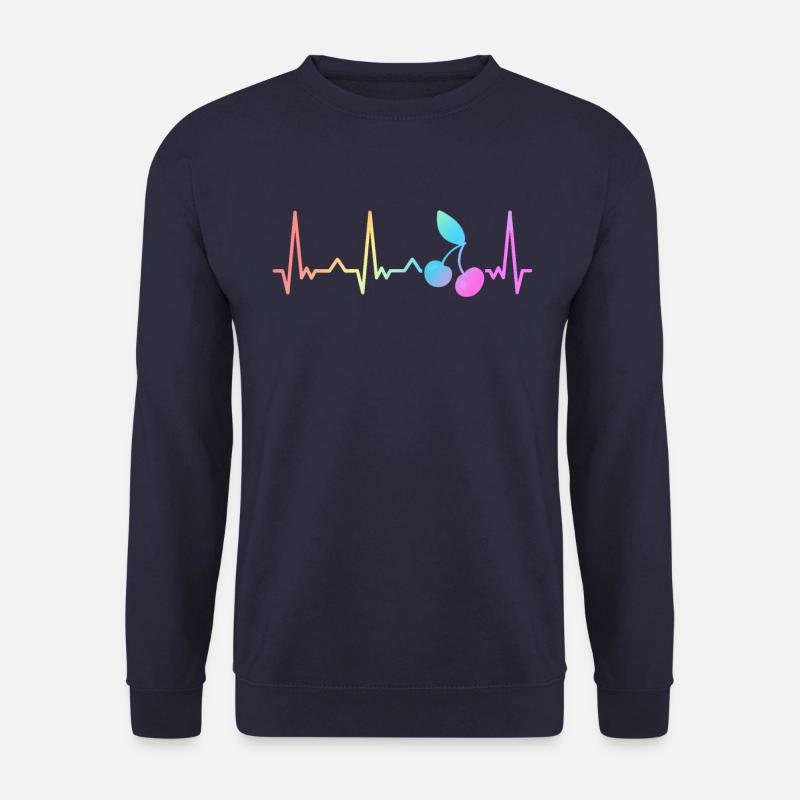 Kirsche Frucht Kirschen Cherry - Unisex Pullover - Navy
