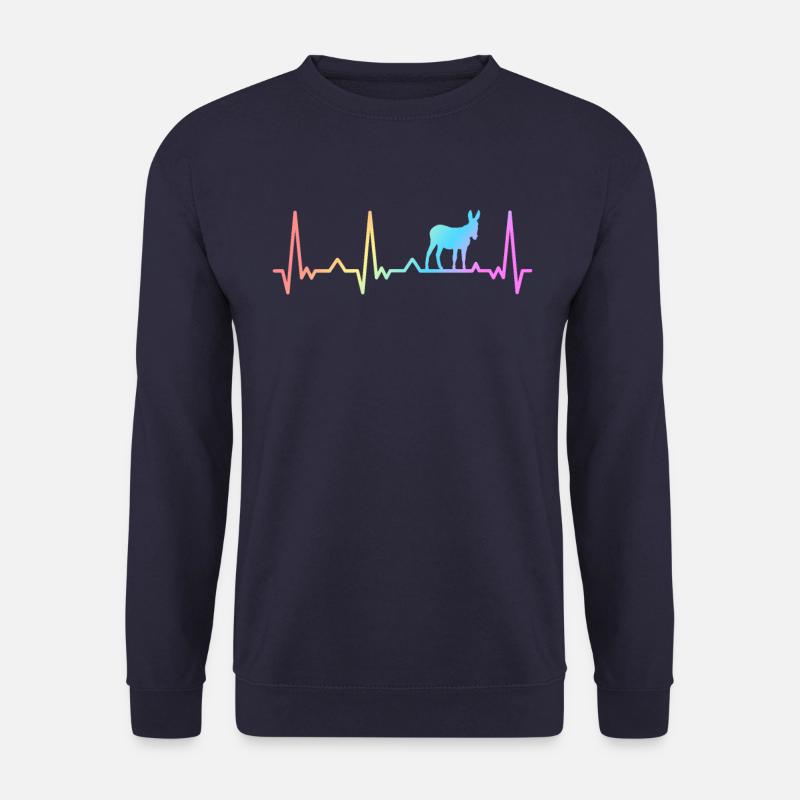 Esel Eselchen Maultier Muli - Unisex Pullover - Navy