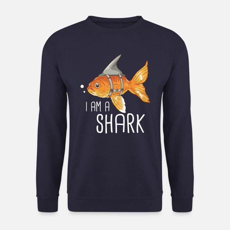 Hai Ozean Tigerhai Tier Fisch - Unisex Pullover - Navy