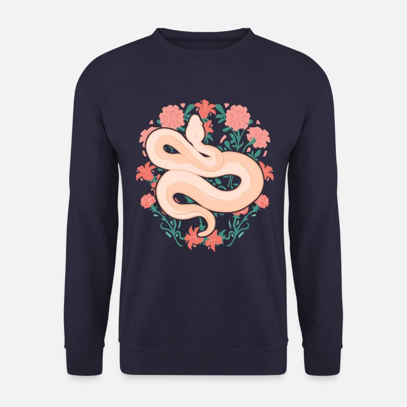 Schlange Schlangen Tier - Unisex Pullover - Navy