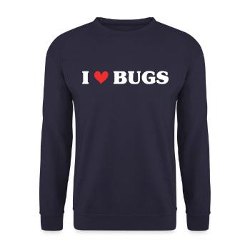 Biologie de l’entomologiste des insectes - Sweat-shirt Unisexe - marine - Devant - Alina (178cm) & Michal (187cm)
