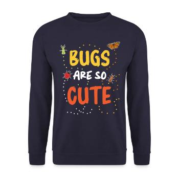 Biologie de l’entomologiste des insectes - Sweat-shirt Unisexe - marine - Devant - Alina (178cm) & Michal (187cm)