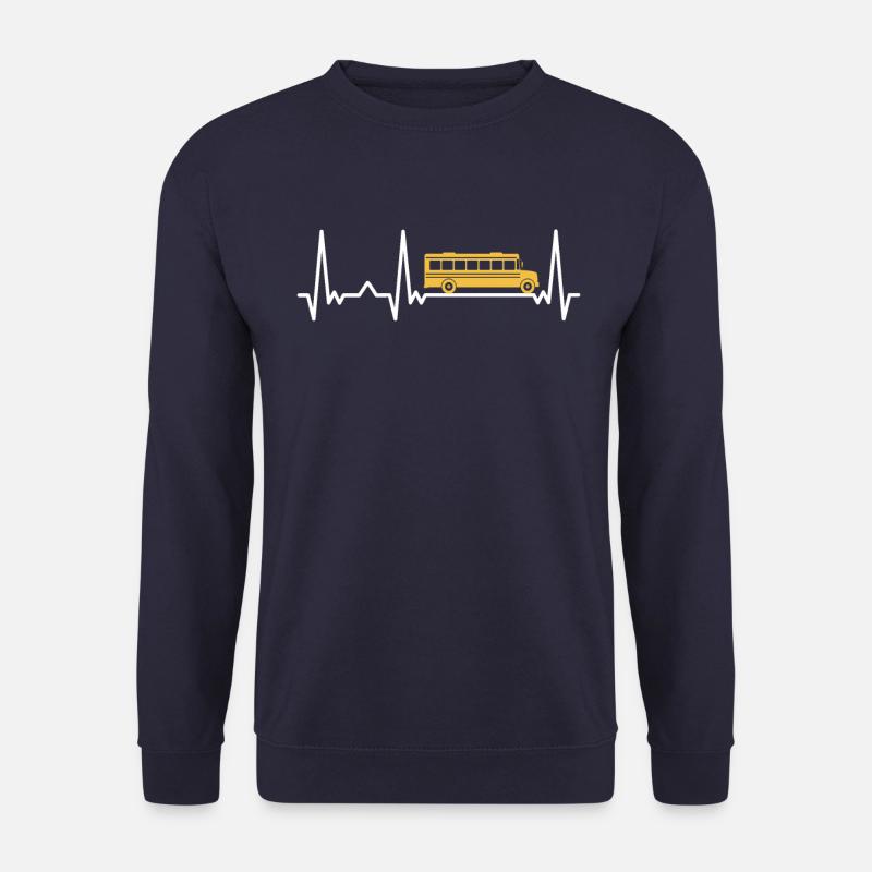 Bus Busfahrer Schulbus - Unisex Pullover - Navy