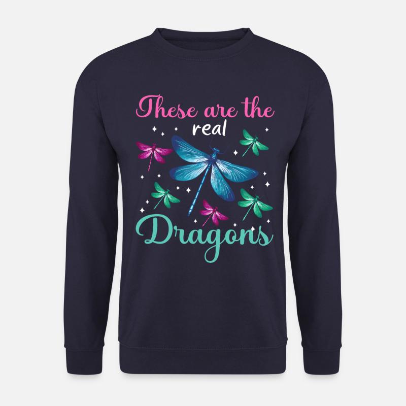 Libelle Libellen Insekten Natur - Unisex Pullover - Navy