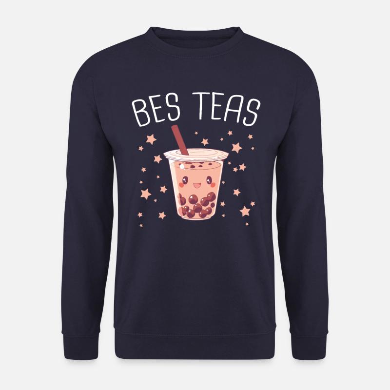 Bubble Tea Boba Tea Bubble Boba Tea - Unisex Pullover - Navy