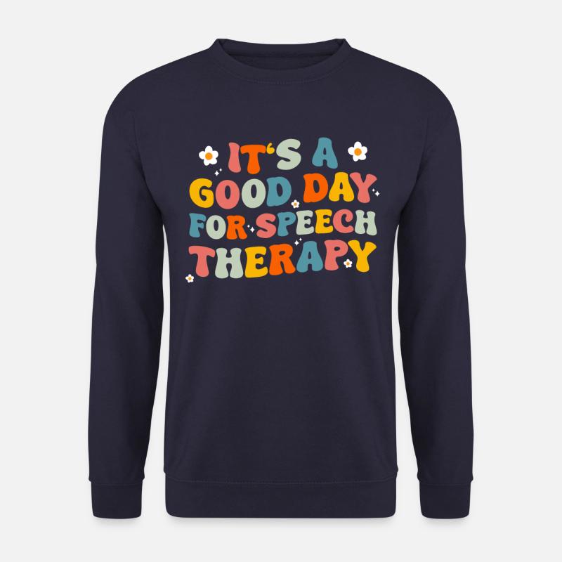 Logopäde Logopädie Sprachtherapie - Unisex Pullover - Navy