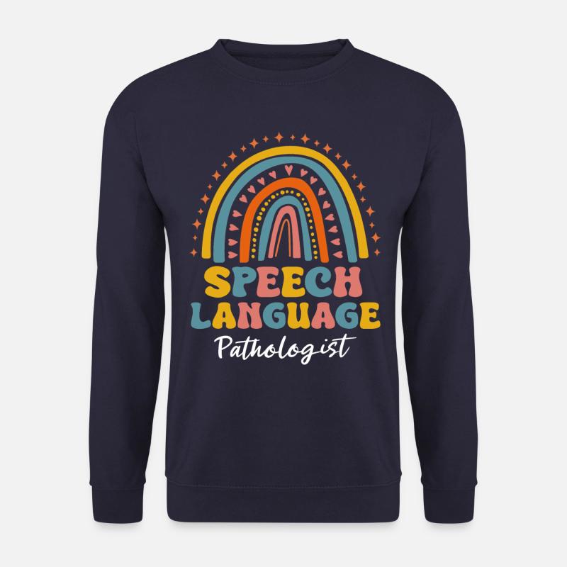 Logopäde Logopädie Sprachtherapie - Unisex Pullover - Navy