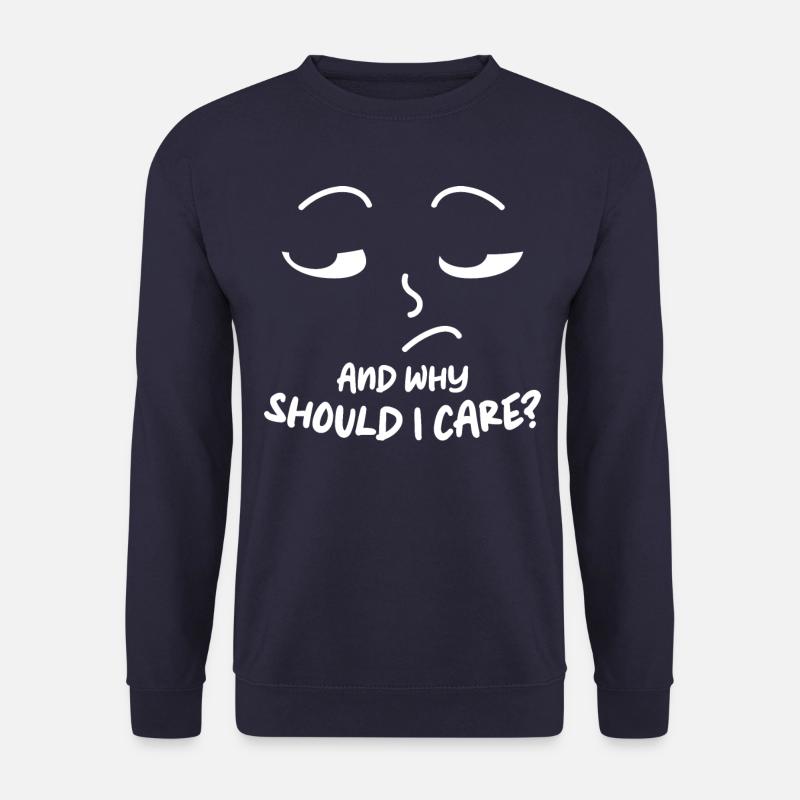 Lustig Sarkasmus sarkastischer Humor Ironie - Unisex Pullover - Navy