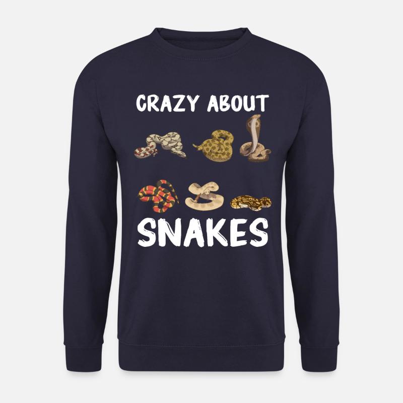 Schlange Schlangen Tier - Unisex Pullover - Navy